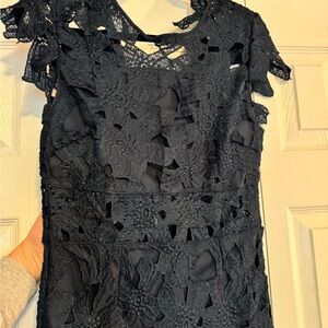 Romeo + Juliet navy cutout dress